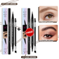💖ACHETEZ-EN 1 OBTENEZ-EN 1 GRATUITEMENT 💖Crayon à sourcils 2-en-1 4D (maquillage naturel des sourcils et de la ligne des cils)