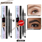 💖ACHETEZ-EN 1 OBTENEZ-EN 1 GRATUITEMENT 💖Crayon à sourcils 2-en-1 4D (maquillage naturel des sourcils et de la ligne des cils)