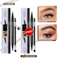 💖ACHETEZ-EN 1 OBTENEZ-EN 1 GRATUITEMENT 💖Crayon à sourcils 2-en-1 4D (maquillage naturel des sourcils et de la ligne des cils)