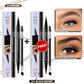 💖ACHETEZ-EN 1 OBTENEZ-EN 1 GRATUITEMENT 💖Crayon à sourcils 2-en-1 4D (maquillage naturel des sourcils et de la ligne des cils)