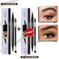 💖ACHETEZ-EN 1 OBTENEZ-EN 1 GRATUITEMENT 💖Crayon à sourcils 2-en-1 4D (maquillage naturel des sourcils et de la ligne des cils)