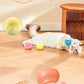 Baguette électrique pour chat d'intérieur, jouet interactif rétractable automatique 2026 avec balle en peluche, lanceur de balles en peluche, jouet d'enrichissement pour chatons et chats adultes dans les foyers avec plusieurs animaux.