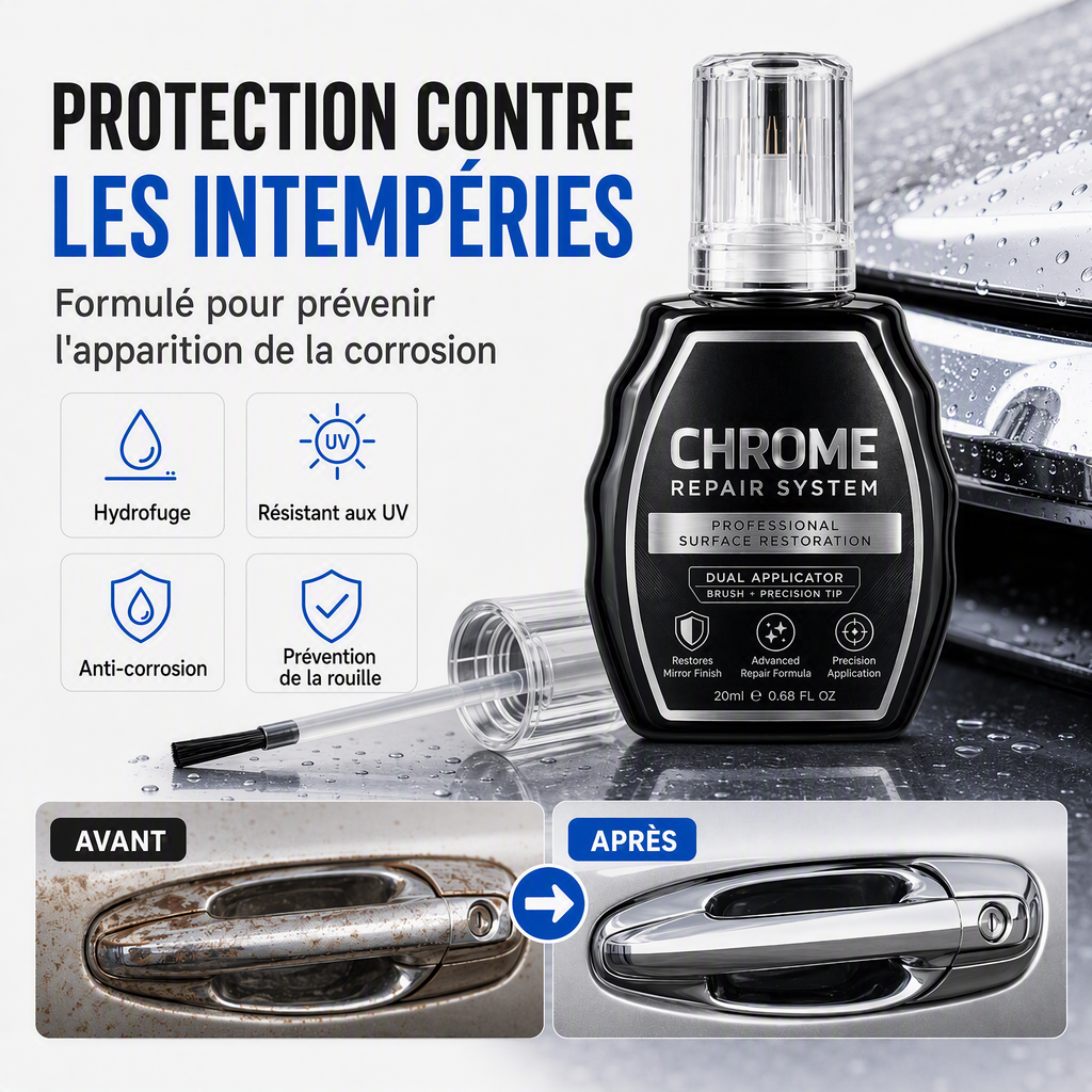 Stylo de réparation chromé professionnel