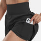 ✨️ Vente chaude 2025 49% DE🥰 Short de yoga 2-en-1 avec taille haute et poches latérales