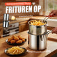 🍳 50 % DE RÉDUCTION ! 🍟 Friteuse multifonctionnelle en acier inoxydable 304 – Robuste, résistante à la chaleur et polyvalente – Idéale pour des fritures croustillantes à la maison ✨