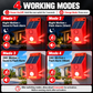 🎃Halloween Deal 50% OFF!🏡Solar PIR Motion Sensor Alarm – 110dB Siren, Flashing LEDs & 4 Modes