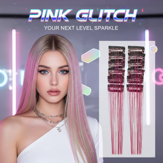 Mèches Pailletées à Clipser pour Cheveux
