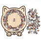 🌈HOT SALE⌛ 50 % de réduction🐱Puzzle en bois représentant un chat aux couleurs Morandi, 135 pièces🎁