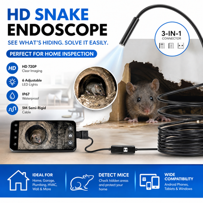😍Caméra endoscopique douce Magic Wifi💡