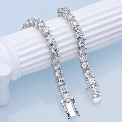 💎 50% DE RÉDUCTION ! ✨ Bracelet Moissanite pour Elle – Nouveauté 2026 – Brillant Éclatant, Fini Haute Qualité & Cadeau Idéal 🎀
