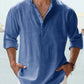 🔥50% de réduction🔥Chemise à manches longues pour hommes, en coton et lin
