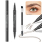 💖ACHETEZ-EN 1 OBTENEZ-EN 1 GRATUITEMENT 💖Crayon à sourcils 2-en-1 4D (maquillage naturel des sourcils et de la ligne des cils)