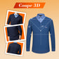 ✈️Expédition rapide🔥Haut Chaud Isolé en Polaire pour Hommes avec Col de Chemise