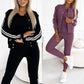 ✨Durée limitée 53% de réduction✨Ensemble veste et pantalon de baseball trois pièces pour femme