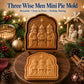🔥OFFERTA SPECIALE 49% DI SCONTO✝️ Collezione di stampi per mini torte natalizie “Faith & Nativity” | Stampi riutilizzabili in rilievo per realizzare torte con dettagliate raffigurazioni di Gesù in preghiera, la stalla della Natività e altro ancora🥧✨