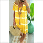 -50% Aujourd’hui 👗✨ Robe Femme Tie-Dye à Col V