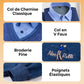 ✈️Expédition rapide🔥Haut Chaud Isolé en Polaire pour Hommes avec Col de Chemise