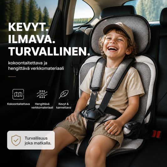 🥳 GRANDE SOLDES 2026 🥳💞 PLUS DE 50 000 VENDUS ! 🧳👶 50 % DE RÉDUCTION ! Siège auto portable pour enfant – Léger (0,4 kg), pliable et en maille respirante. Harnais de sécurité 5 points pour les enfants de 0 à 12 ans – voyagez en toute sérénité ! 🚗✨
