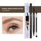 💖ACHETEZ-EN 1 OBTENEZ-EN 1 GRATUITEMENT 💖Crayon à sourcils 2-en-1 4D (maquillage naturel des sourcils et de la ligne des cils)