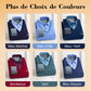 ✈️Expédition rapide🔥Haut Chaud Isolé en Polaire pour Hommes avec Col de Chemise