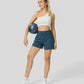 ✨️ Vente chaude 2025 49% DE🥰 Short de yoga 2-en-1 avec taille haute et poches latérales