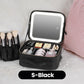 Trousse de maquillage portable avec miroir LED – Maquillage parfait partout