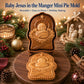 🔥OFFERTA SPECIALE 49% DI SCONTO✝️ Collezione di stampi per mini torte natalizie “Faith & Nativity” | Stampi riutilizzabili in rilievo per realizzare torte con dettagliate raffigurazioni di Gesù in preghiera, la stalla della Natività e altro ancora🥧✨