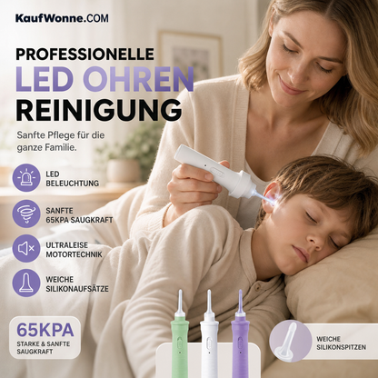 🔥🎁 2+1 GRATIS!!🥳💞 50K+ VERKAUFT! ⚡👂 Sanft saugender Ohrenreiniger – Ohrenschmalz‑Absauggerät