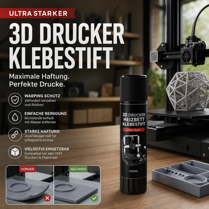 🔥🖨️ Plateau chauffant pour imprimante 3D, bâtons de colle résistants