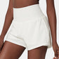 ✨️ Vente chaude 2025 49% DE🥰 Short de yoga 2-en-1 avec taille haute et poches latérales