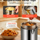 🍳 50 % DE RÉDUCTION ! 🍟 Friteuse multifonctionnelle en acier inoxydable 304 – Robuste, résistante à la chaleur et polyvalente – Idéale pour des fritures croustillantes à la maison ✨