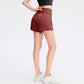 ✨️ Vente chaude 2025 49% DE🥰 Short de yoga 2-en-1 avec taille haute et poches latérales