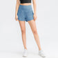 ✨️ Vente chaude 2025 49% DE🥰 Short de yoga 2-en-1 avec taille haute et poches latérales