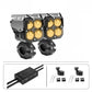 Projecteur LED moto haute puissance à quatre lentilles