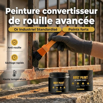 Peinture convertisseur de rouille à base d’eau pour métal