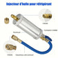 Injecteur d’huile et de traceur UV pour compresseur de climatisation automobile