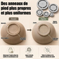 Gabarit de centrage pour bague de pied en poterie, outil de découpe de l'argile