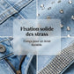 Jean Large pour Femme Orné de Strass avec Ceinture