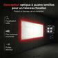 Projecteur LED moto haute puissance à quatre lentilles