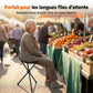 Canne de marche pliable avec siège