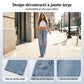 Jean Large pour Femme Orné de Strass avec Ceinture