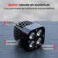 Projecteur LED moto haute puissance à quatre lentilles