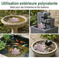 Purificateur universel pour bain d’oiseaux en forme de feuille d’érable