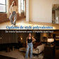 Jean Large pour Femme Orné de Strass avec Ceinture