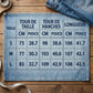 Jean Large pour Femme Orné de Strass avec Ceinture