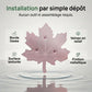 Purificateur universel pour bain d’oiseaux en forme de feuille d’érable