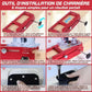 Kit de gabarit de mortaisage réglable pour charnières de porte