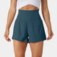 ✨️ Vente chaude 2025 49% DE🥰 Short de yoga 2-en-1 avec taille haute et poches latérales