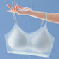 Soutien-Gorge Confort Sans Coutures Ultra-Fin Grande Taille en Soie Glacée