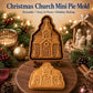 🔥OFFERTA SPECIALE 49% DI SCONTO✝️ Collezione di stampi per mini torte natalizie “Faith & Nativity” | Stampi riutilizzabili in rilievo per realizzare torte con dettagliate raffigurazioni di Gesù in preghiera, la stalla della Natività e altro ancora🥧✨